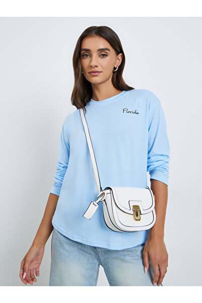 Styli Women Round Neck Regular Fit T-Shirt