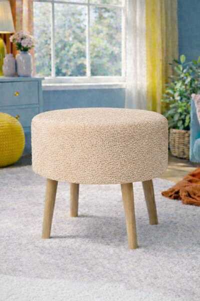 İMOKA DİZAYN NUO Wellsoft Krem Çok Amaçlı Dekoratif Puf