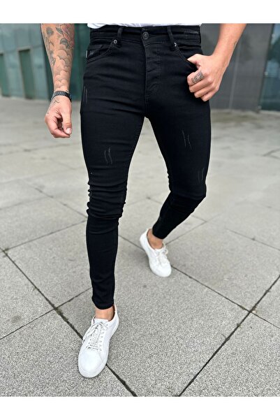 modabm Blugi din lycra slimfit pentru bărbați