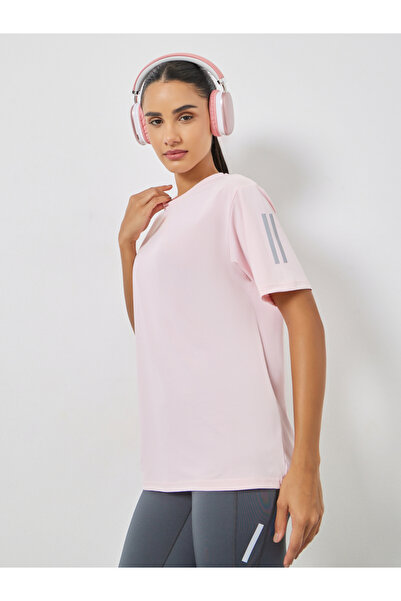 Styli Textured Dual Reflective Striped Top