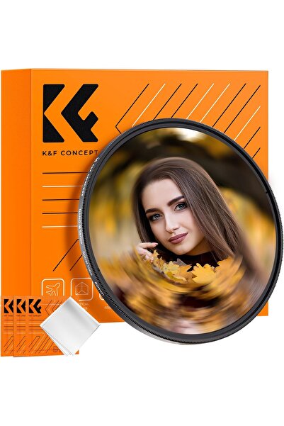 K&F CONCEPT 82mm Spiral Halo Camera Lens Filter, Premium Optical Glass Halo Swirl Special Effect Fil