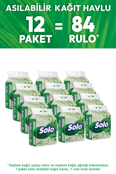 Solo Asılabilir Kağıt Havlu 1=7 12'li
