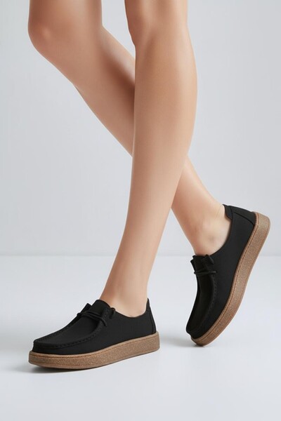 Laura Shoes Laura Genuine Leather Women's Terra Black