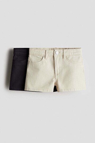 H&M 2-pack twill shorts