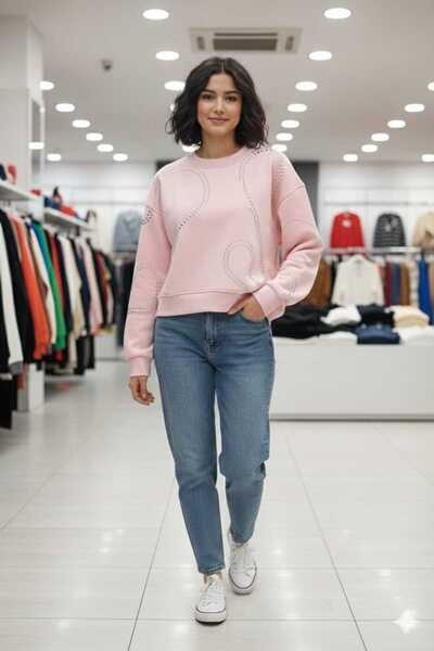 MojerHermosa Stone Fleece-Lined Sweat