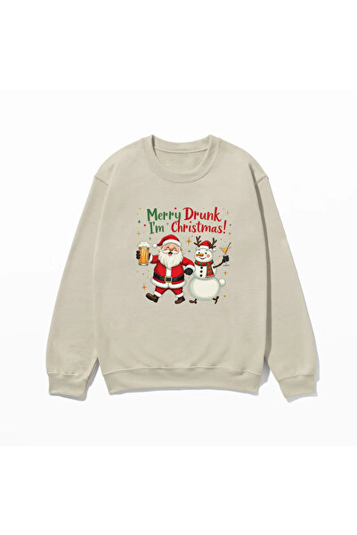 CANDLEMASTORE Merry Drunk I'M Christmas - Sweatshirt