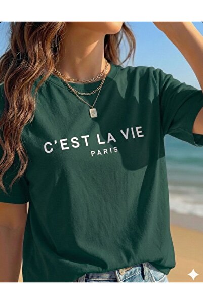 BW Bravely Wear C'EST LA VIE Γυναικείο μπλουζάκι με στάμπα (τι-σερτ)