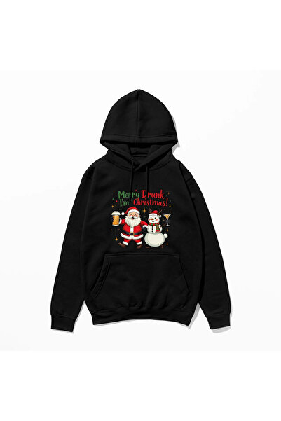 CANDLEMASTORE Merry Drunk I'M Christmas - Hoodie