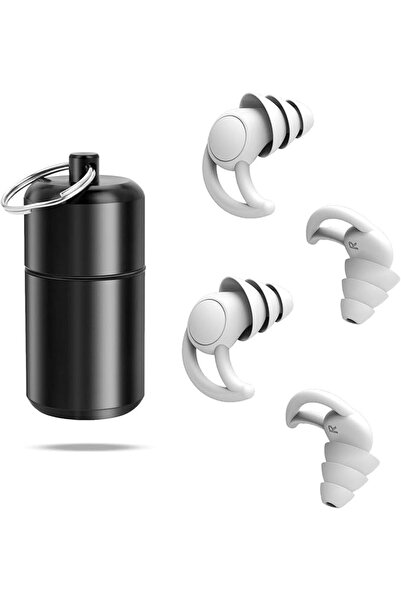 Arabest Ear Plugs for Sleeping Noise Cancelling Reusable Soft Silicone Earplugs for Sleeping, Work(2 Pairs)