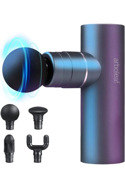 arboleaf مسدس تدليك صغير، جهاز تدليك عضلي عميق للأنسجة، مسدس تدليك للسفر، محمول