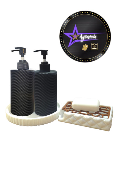 aysanova 4-Piece Bathroom Soap Dish Set (Color Can Be Choose)