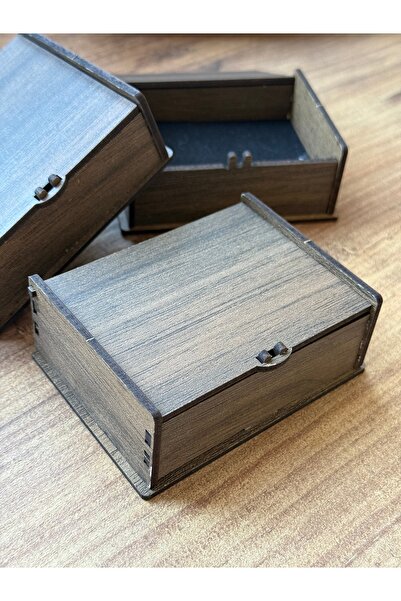 KEHRİBAREVİ EREĞLİ Hediyelik Şık Ahşap Kutu 1 adet