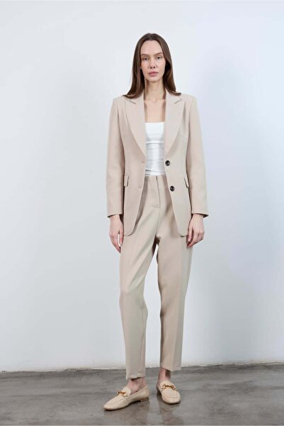 FASTPERY Collared Carrot Trousers