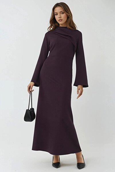 Hiccup Μακρύ φόρεμα με λεπτομέρεια από ντραπέ