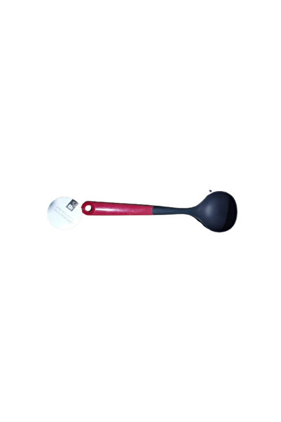 Koopman International ladle, plastic, 31 cm, red