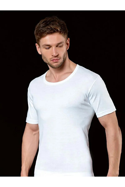 İki Yıldız Crew Neck Undershirt 100% Cotton 6 Pack 01