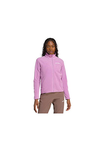 adidas W Terrex Mt Ess Fz Fl Women's Outdoor Jacket Jm3113 Pink