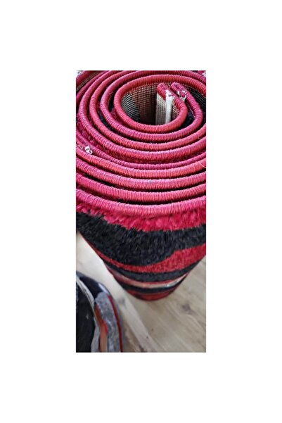 OEM Set de 3 covoare, roșu/negru, 60x120cm și 60x240cm
