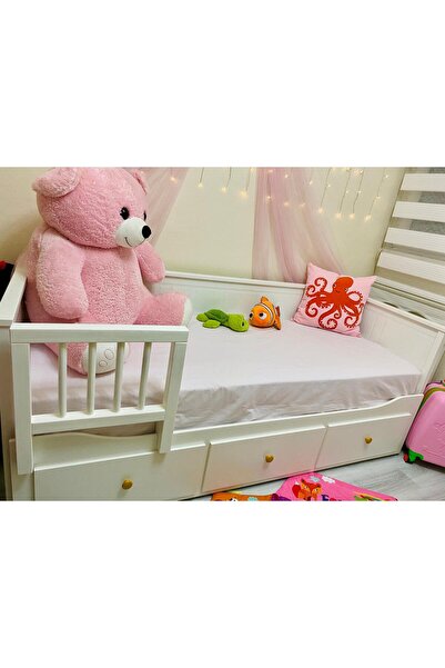 ATA-MER WOOD PRODUCTS 50x50 (BEYAZ) HEMNES DİVAN BARİYER, TRABZAN, KORKULUK