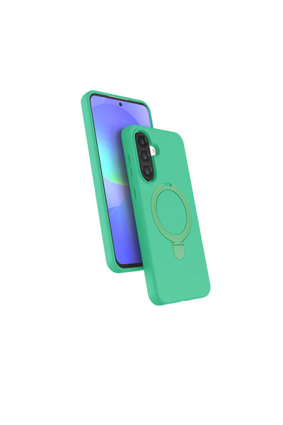 UnDePlus Samsung Galaxy A17 5G Kılıf Slikon M-safe Şarj Uyumlu Silikon Standl...