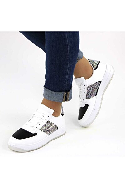 mm Pantofi sport de dama,decorati cu pietre Z027-BLACK