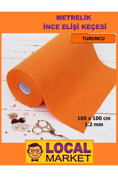 LOCAL MARKET Metrelik İnce Keçe, El İşi, Etkinlik, Aktivite keçesi 100 cm x 1...