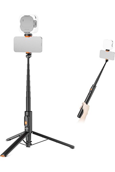 NEEWER حامل ثلاثي القوائم لعصا السيلفي بطول 57.9 بوصة، متوافق مع أجهزة iPhone...