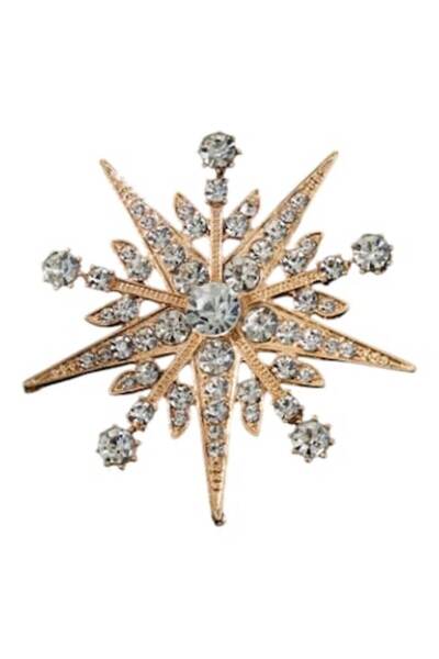 The Casius. Broșă elegantă în formă de Steaua Polară