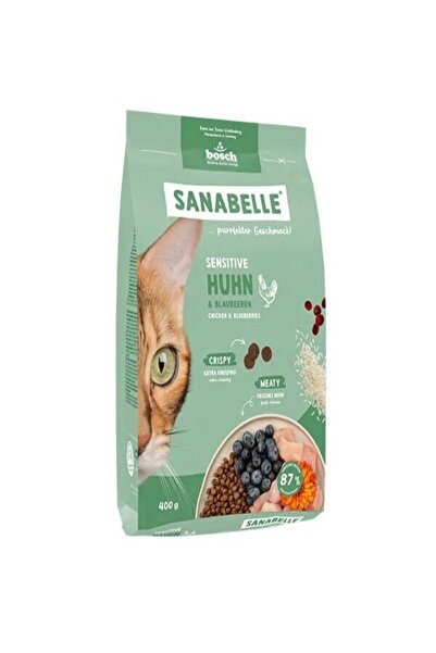 Sanabelle Sensitive With Fresh Poultry Hassas Tüylü Kedi Maması 400 Gr