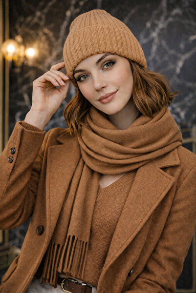 SİSTEM PELUŞ Special Perfume Scented Women's Beret Modern Slim Fit -Patterned - Extra Soft Texture- Special Price