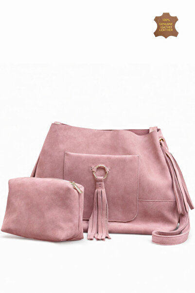 MaVaux Marilla 100% Genuine Nubuck Casual, Soft Leather Stylish Design Puppy Shoulder and Crossbody Bag