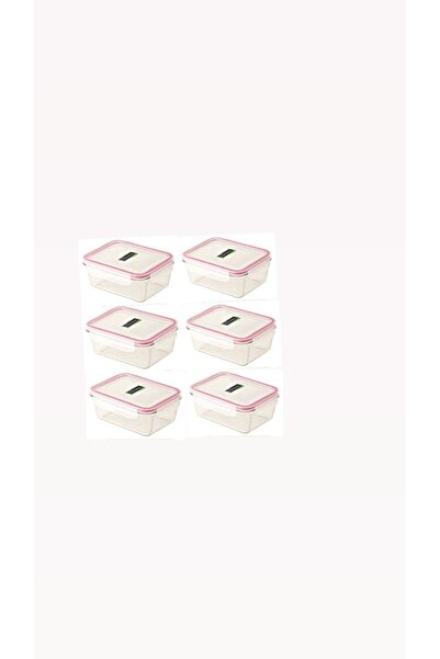 Glasslock Advantageous Package 6-Piece Glass Breakfast Set with Lockable Leak-Proof Lid 400 ml