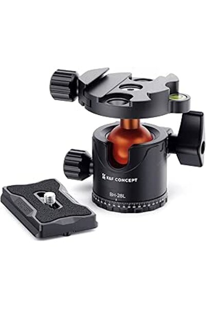 K&F CONCEPT Professional 28mm Metal Tripod Ball Head