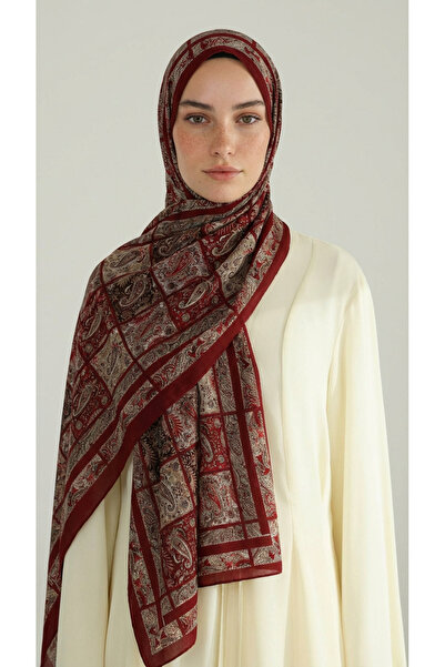 Karaca Eşarp Paisley Desenli Şal - Kırmızı