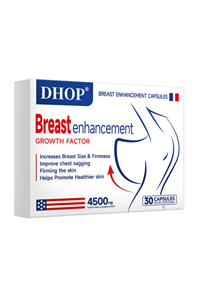 DHOP كبسولات دوبو لتكبير الثدي - عامل نمو لزيادة حجم الثدي، وشدّه، ومنع ترهله