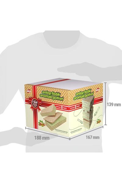 Bifa Antep Fıstık Aromalı Kremalı Gofret 1000 gr