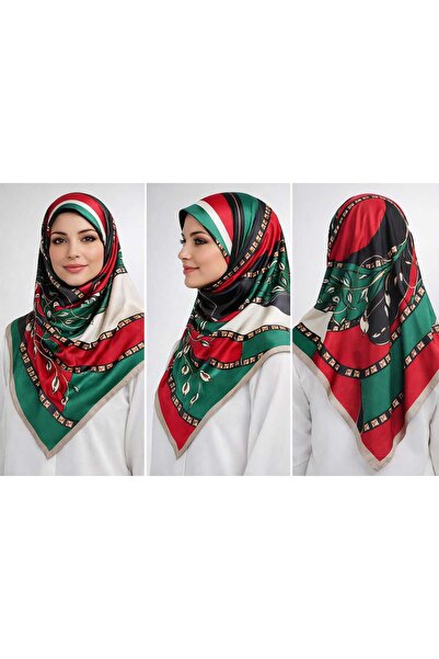 tomrisboutique شال حريري فاخر من الفوال، حجاب، وشاح، شال بنمط الفهد، مقاس 70 ...