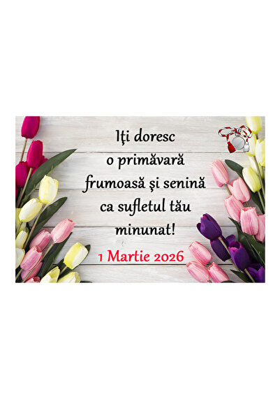 OEM Martisor Magnetic Lalele 2 - Set 10 buc