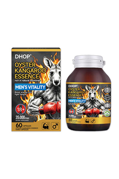 DHOP خلاصة المحار والكنغر - هرمونات طبيعية، تعزز حيوية الرجل وتحارب التعب