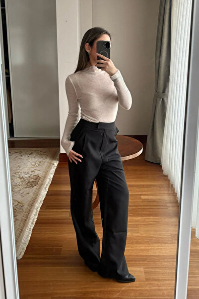 motina Morena Femei talie înaltă Velcro Talie pantaloni palazzo 2026