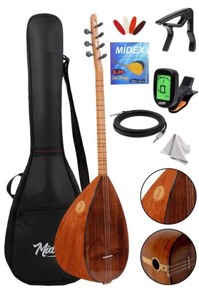 Yonka B-141K Kısa Sap Karaağaç Gövde Kaliteli Gürgen Sap Saz Bağlama Seti