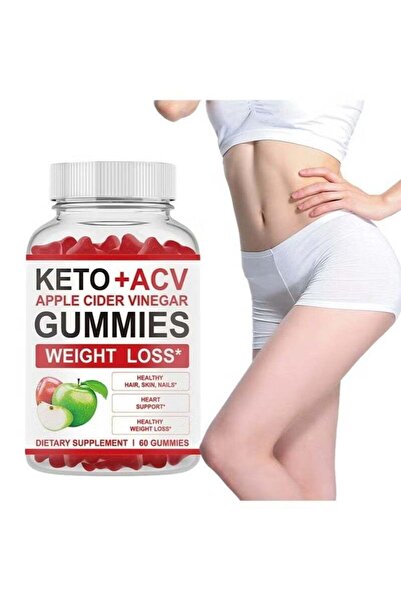 Keto +ACVAPL CIDER VINEGAR 60 علكة