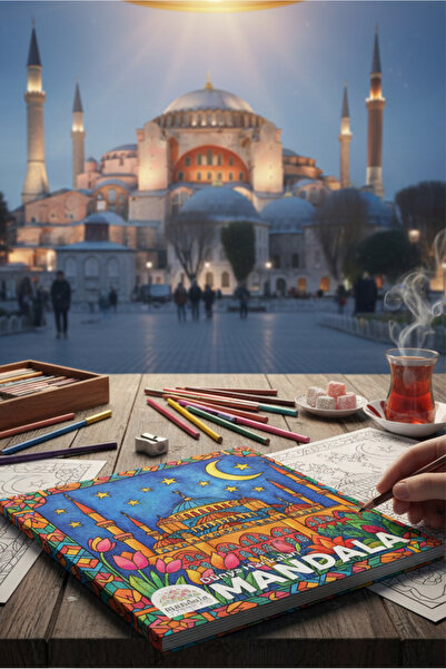 Art Terapi Mandala Yayınları YETİŞKİNLER VE ÇOCUKLAR İÇİN MANDALA BOYAMA KİTA...