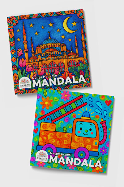 Art Terapi Mandala Yayınları YETİŞKİNLER VE ÇOCUKLAR İÇİN MANDALA BOYAMA KİTA...