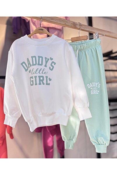 ciklet kids طقم ملابس علوية وسفلية من القماش موسمي للفتيات