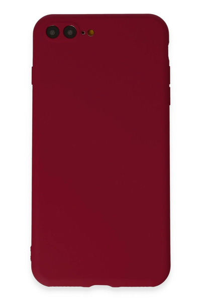 NewFace حافظة OZLSTOR لهاتف iPhone 7 Plus من السيليكون الأول (115453) - أحمر ...