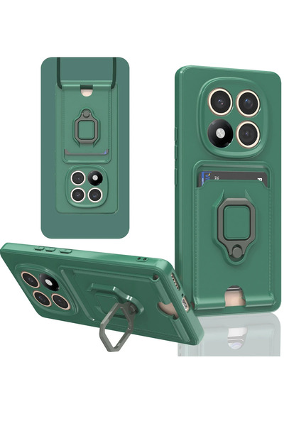 NewFace 1615254747 حافظة هاتف شاومي ريدمي نوت 14 برو بلس من السيليكون مع حامل...