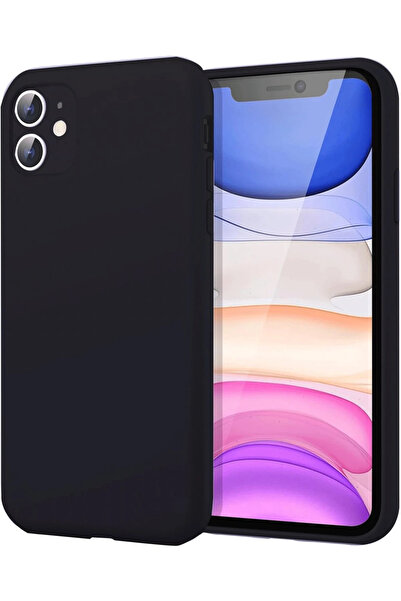 NewFace حافظة OZLSTOR لهاتف iPhone 11 من السيليكون الأول (120528) - أسود