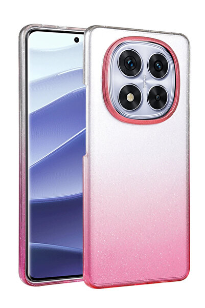 NewFace 1613532747 غطاء لامع لهاتف شاومي ريدمي نوت 14 برو بلس (173235) - وردي