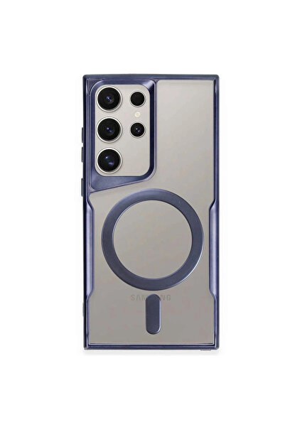 NewFace غطاء سيليكون OZLSTOR لهاتف سامسونج جالاكسي S24 ألترا متوافق مع ماج سي...